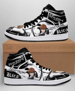 Light Yagami Sneakers Custom Death Note Anime Shoes Fan MN05 - 1 - GearAnime