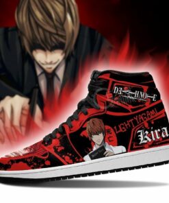 Light Yagami Sneakers Red Custom Death Note Anime Shoes Fan MN05 - 3 - GearAnime