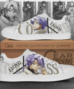 Code Geass Lloyd Skate Shoes Custom Anime Shoes - 1 - GearAnime