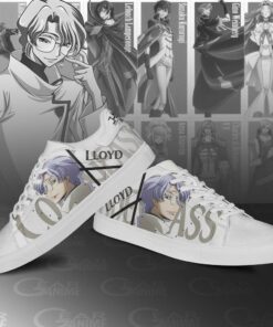 Code Geass Lloyd Skate Shoes Custom Anime Shoes - 3 - GearAnime