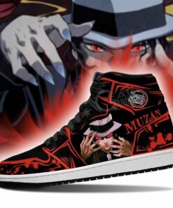 Lord Muzan Shoes Boots Demon Slayer Anime Sneakers Fan Gift Idea - 3 - GearAnime