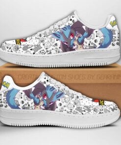 Lucario Sneakers Pokemon Shoes Fan Gift Idea PT04 - 1 - GearAnime