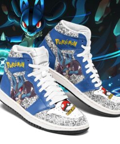Lucario Sneakers Cute Pokemon Sneakers Fan PT04 - 2 - GearAnime