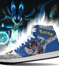 Lucario Sneakers Cute Pokemon Sneakers Fan PT04 - 3 - GearAnime
