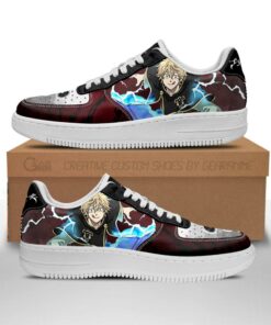 Luck Voltia Sneakers Black Bull Knight Black Clover Anime Shoes - 1 - GearAnime