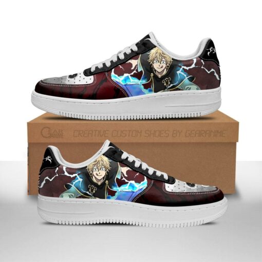 Luck Voltia Sneakers Black Bull Knight Black Clover Anime Shoes - 1 - GearAnime