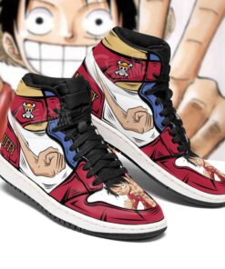 Luffy Sneakers One Piece Anime Shoes For Fan MN06 - 2 - GearAnime