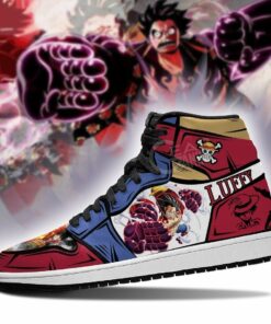 Luffy Sneakers Straw Hat Priates One Piece Anime Shoes Fan Gift MN06 - 3 - GearAnime