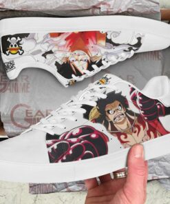 Monkey D Luffy Skate Shoes One Piece Custom Anime Shoes - 4 - GearAnime