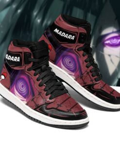 Madara Rinnegan Eye Sneakers Naruto Anime Sneakers Costume - 1 - GearAnime