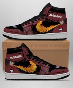 Madara Shoes Jutsu Fire Release Sneakers Naruto Anime Sneakers - 2 - GearAnime