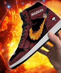 Madara Shoes Jutsu Fire Release Sneakers Naruto Anime Sneakers - 4 - GearAnime