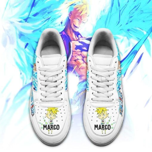 Marco Sneakers Custom One Piece Anime Shoes Fan PT04 - 2 - GearAnime