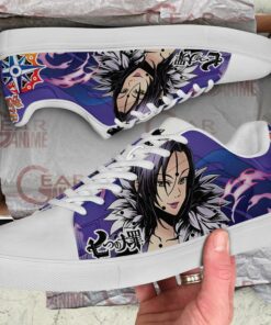 Merlin Skate Shoes The Seven Deadly Sins Anime Custom Sneakers PN10 - 3 - GearAnime