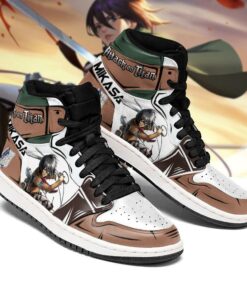 Mikasa Ackerman Sneakers Attack On Titan Anime Sneakers - 2 - GearAnime