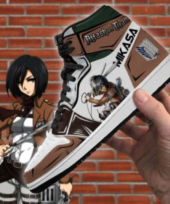Mikasa Ackerman Sneakers Attack On Titan Anime Sneakers - 4 - GearAnime