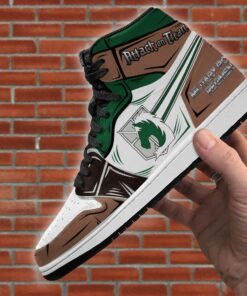 Military Police Sneakers Attack On Titan Anime Sneakers - 4 - GearAnime