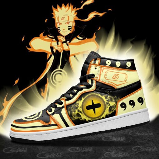 Nine Tails Sage Sneakers Kurama Naruto Eyes Anime Shoes - 4 - GearAnime