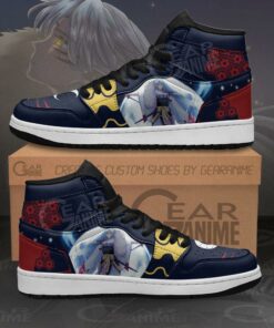 Sesshomaru Sneakers Dark Theme Custom Anime Shoes - 1 - GearAnime