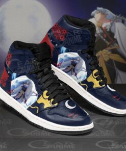 Sesshomaru Sneakers Dark Theme Custom Anime Shoes - 2 - GearAnime