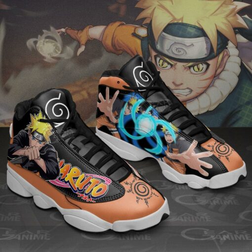 Uzumaki Naruto Rasengan Jd13 Sneakers Custom Anime Shoes - 2 - GearAnime