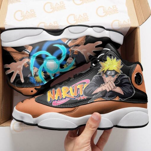 Uzumaki Naruto Rasengan Jd13 Sneakers Custom Anime Shoes - 4 - GearAnime