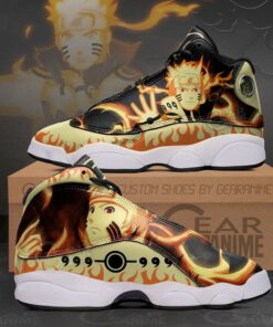 Naruto Kurama Mode Jd13 Sneakers Naruto Custom Anime Shoes - 1 - GearAnime