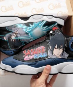 Uchiha Sasuke JD13 Sneakers Naruto Custom Anime Shoes - 4 - GearAnime