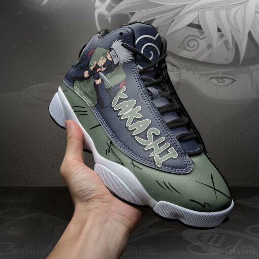 Hatake Kakashi JD13 Sneakers Jounin Naruto Custom Anime Shoes - 3 - GearAnime