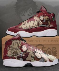 Gaara JD13 Sneakers Sunagakure Naruto Custom Anime Shoes - 1 - GearAnime