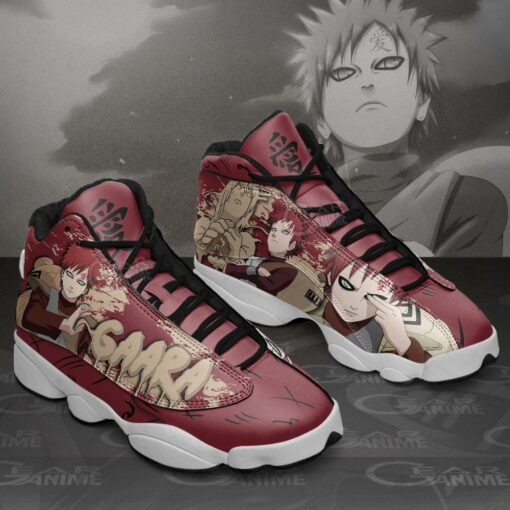 Gaara JD13 Sneakers Sunagakure Naruto Custom Anime Shoes - 2 - GearAnime