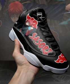 Akatsuki Sasori Jd13 Sneakers Naruto Custom Anime Shoes - 4 - GearAnime