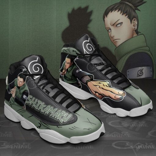 Shikamaru Nara Jd13 Sneakers Naruto Custom Anime Shoes - 2 - GearAnime