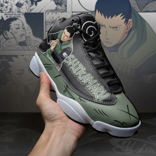 Shikamaru Nara Jd13 Sneakers Naruto Custom Anime Shoes - 3 - GearAnime