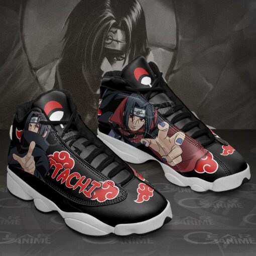 Uchiha Itachi JD13 Sneakers Naruto Custom Anime Shoes - 2 - GearAnime