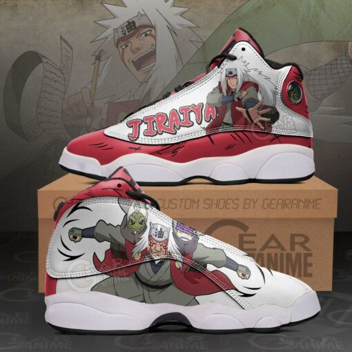 Jiraiya JD13 Sneakers Naruto Custom Anime Shoes - 1 - GearAnime