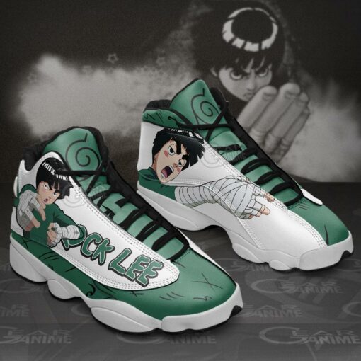 Rock Lee JD13 Sneakers Naruto Custom Anime Shoes - 2 - GearAnime