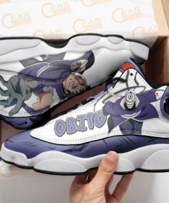 Uchiha Obito JD13 Sneakers Naruto Custom Anime Shoes - 4 - GearAnime