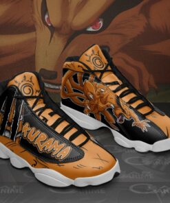 Kurama Nine Tails JD13 Sneakers Naruto Custom Anime Shoes - 2 - GearAnime