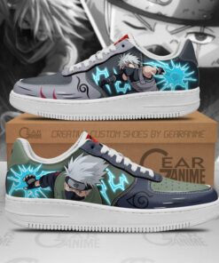 Hatake Kakashi Air Sneakers Anbu and Jounin Naruto Custom Anime Shoes - 1 - GearAnime