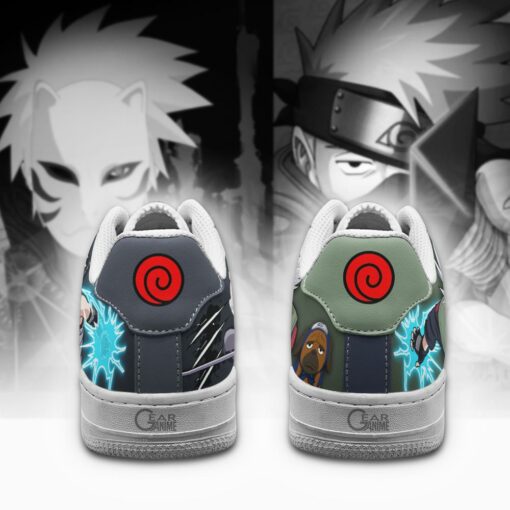 Hatake Kakashi Air Sneakers Anbu and Jounin Naruto Custom Anime Shoes - 4 - GearAnime