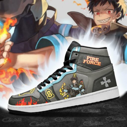 Fire Force Shinra Kusakabe Sneakers Custom Anime Shoes - 3 - GearAnime