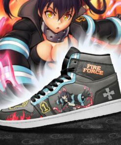 Fire Force Tamaki Kotatsu Sneakers Custom Anime Shoes - 3 - GearAnime