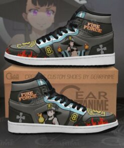Fire Force Maki Oze Sneakers Custom Anime Shoes - 1 - GearAnime