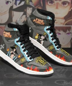 Fire Force Maki Oze Sneakers Custom Anime Shoes - 2 - GearAnime