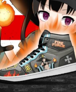 Fire Force Maki Oze Sneakers Custom Anime Shoes - 3 - GearAnime