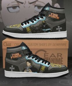 Fire Force Akitaru Obi Sneakers Custom Anime Shoes - 1 - GearAnime