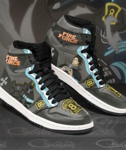Fire Force Akitaru Obi Sneakers Custom Anime Shoes - 2 - GearAnime