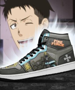 Fire Force Akitaru Obi Sneakers Custom Anime Shoes - 3 - GearAnime