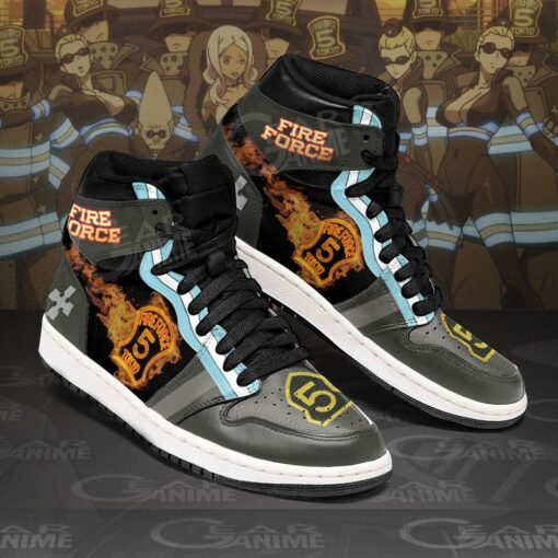 Fire Force Company 5 Sneakers Custom Anime Shoes - 2 - GearAnime